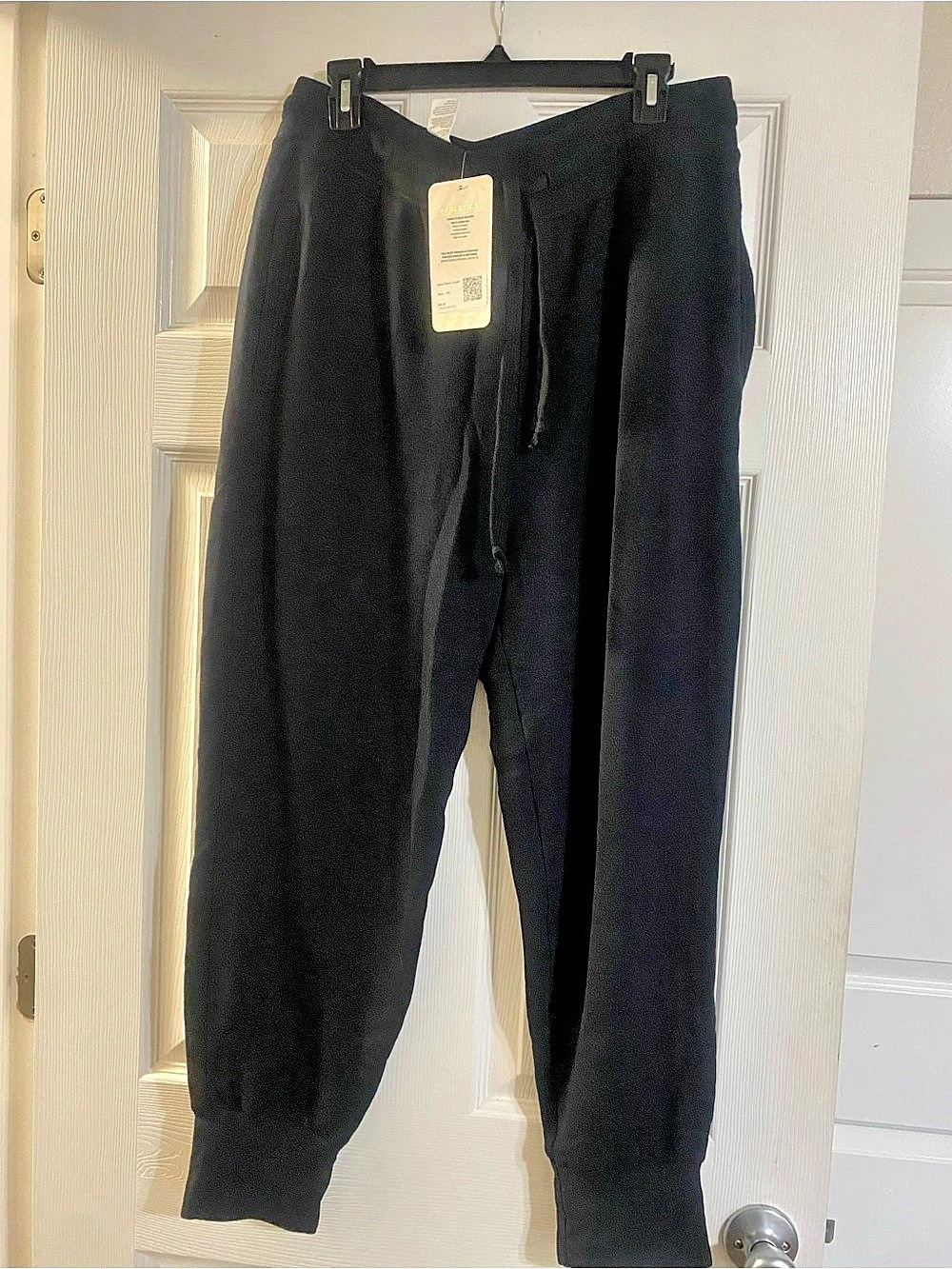 Fabletics Daria Fleece Jogger Black XXL NWT Fleece Jogger Pants